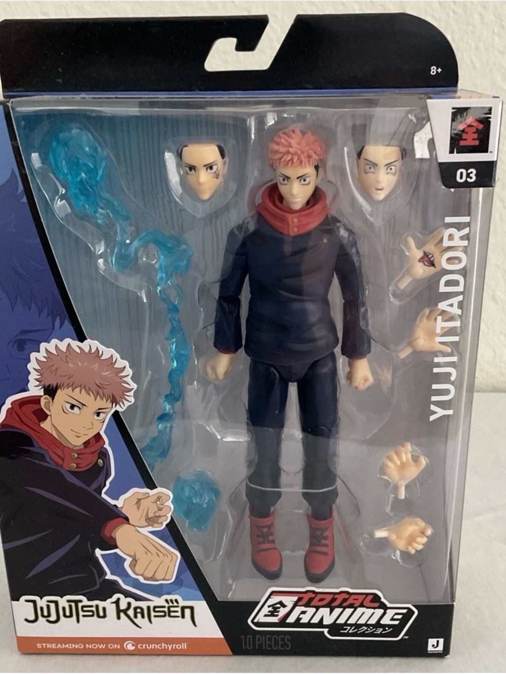 Jujutsu Kaisen Yuji Itadori Collectible Action Figure - Black & Red